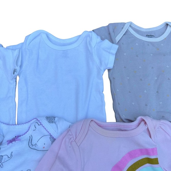 Carters Baby Clothes Bundle 0-3 Months Onsies Unisex - Picture 7 of 10